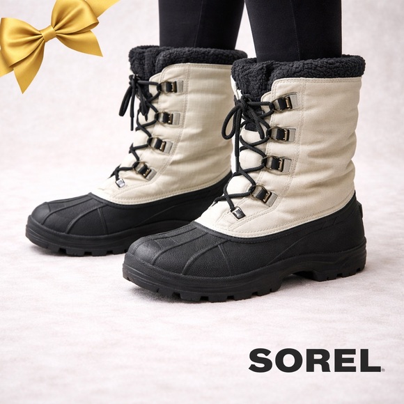 Sorel Cumberland Waterproof Insulated Lightweight Boots Size 8.5 Gray - Picture 1 of 7